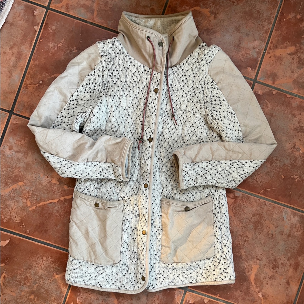Anthropologie Sleeping on Snow Sherpa Jacket